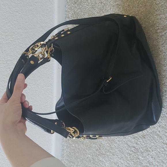 Natural leather black handbag,ladies handbag purse for women - Picture 9 of 9